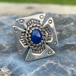 Carolyn Pollack Relios Sterling Silver Cross Ring